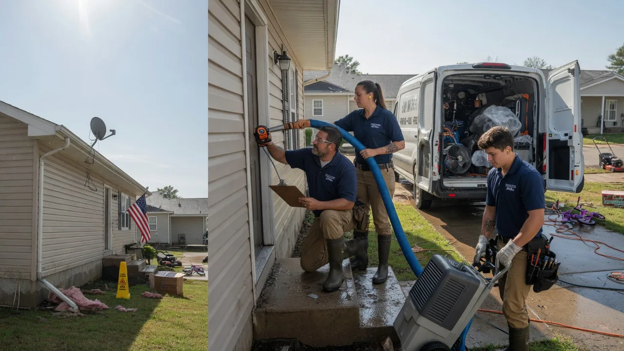 Ceiling Water Damage Restoration in Sharon, KS near me